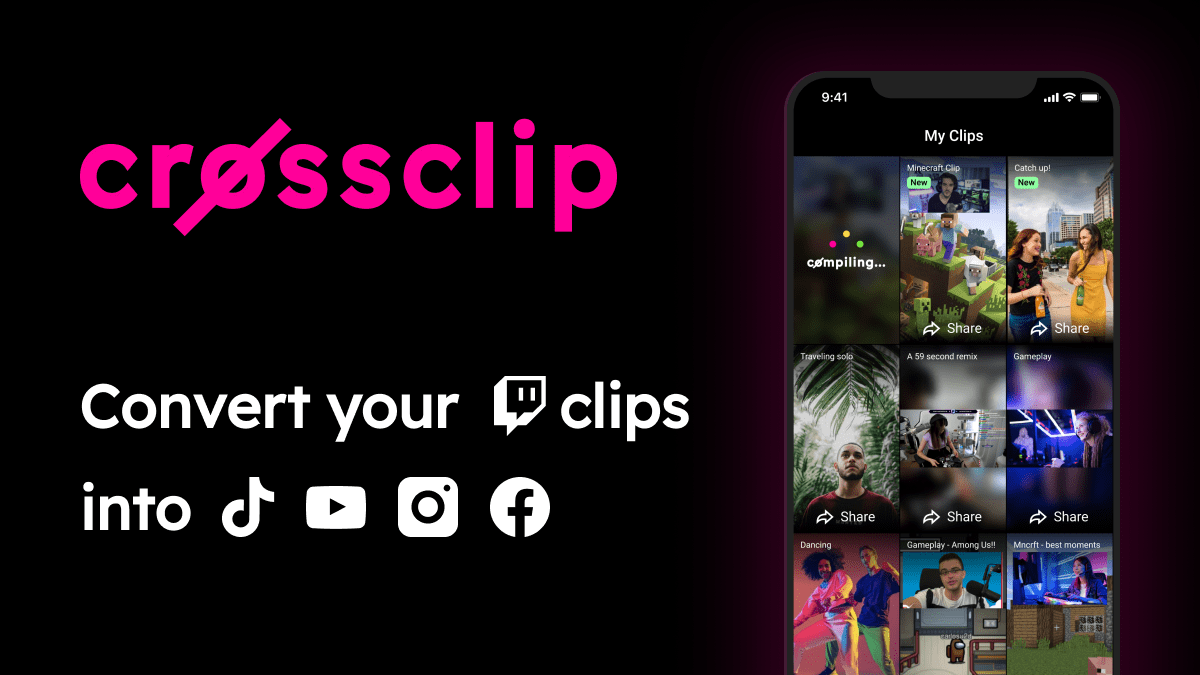 StreamLadder Edit Twitch and clips for TikTok